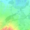 Carte topographique Афипское городское поселение, altitude, relief