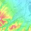 Carte topographique Крымское городское поселение, altitude, relief