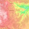 Carte topographique городской округ Богданович, altitude, relief
