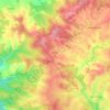 Carte topographique Saillac, altitude, relief