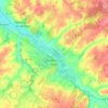 Carte topographique Châtillon-sur-Indre, altitude, relief