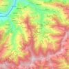 Carte topographique Nankhari, altitude, relief