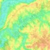 Carte topographique Ménetreuil, altitude, relief