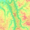 Carte topographique Land Between the Lakes National Recreation Area, altitude, relief