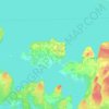 Carte topographique Gordon/Barrie Island, altitude, relief