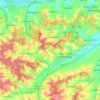 Carte topographique 84066, altitude, relief