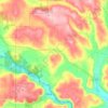 Carte topographique Canal Township, altitude, relief