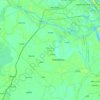 Carte topographique সিরাজদিখান উপজেলা, altitude, relief