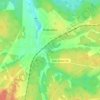 Carte topographique Ключевск, altitude, relief