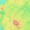 Carte topographique Aracê, altitude, relief