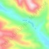 Carte topographique Missoula County, altitude, relief