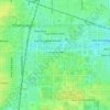 Carte topographique Campustown, altitude, relief