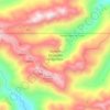 Carte topographique Wonder Mountain Wilderness, altitude, relief