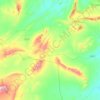 Carte topographique Bir Fodda, altitude, relief