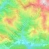 Carte topographique La Croix-sur-Roudoule, altitude, relief