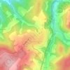 Carte topographique 57580, altitude, relief
