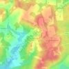 Carte topographique Малая Борздынь, altitude, relief