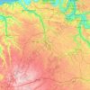 Carte topographique La Risle, altitude, relief