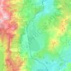 Carte topographique Washoe Valley CCD, altitude, relief