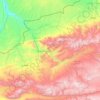 Carte topographique Badghis Province, altitude, relief
