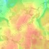 Carte topographique Тиликтино, altitude, relief