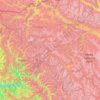Carte topographique Kargil district old, altitude, relief