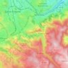 Carte topographique 42100, altitude, relief