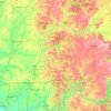 Carte topographique Hoosier National Forest, altitude, relief