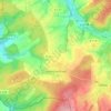 Carte topographique Immichenhain, altitude, relief