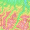 Carte topographique Хасаут-Греческое сельское поселение, altitude, relief