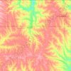 Carte topographique Nemaha County, altitude, relief