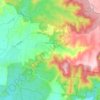 Carte topographique Humevale, altitude, relief