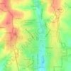 Carte topographique Mamers, altitude, relief