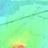 Carte topographique Leigh Creek, altitude, relief
