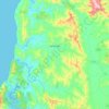 Carte topographique Paredones, altitude, relief