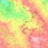 Carte topographique Medak, altitude, relief