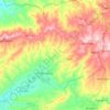 Carte topographique El Fehoul, altitude, relief