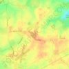 Carte topographique Gommerville, altitude, relief