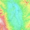 Carte topographique Forez, altitude, relief