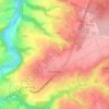 Carte topographique Croisilles, altitude, relief