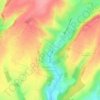 Carte topographique Boubers-lès-Hesmond, altitude, relief
