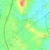 Carte topographique Brumby, altitude, relief