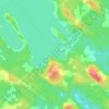 Carte topographique Sweetland, altitude, relief