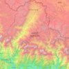 Carte topographique Annapurna Conservation Area, altitude, relief