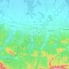 Carte topographique Ахтырское городское поселение, altitude, relief