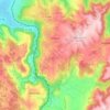 Carte topographique Sonnac, altitude, relief