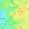 Carte topographique Villa General José Tomás Guido, altitude, relief