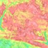 Carte topographique Inguiniel, altitude, relief