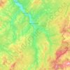 Carte topographique Beauce-Sartigan, altitude, relief