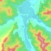 Carte topographique Lake Buffalo, altitude, relief